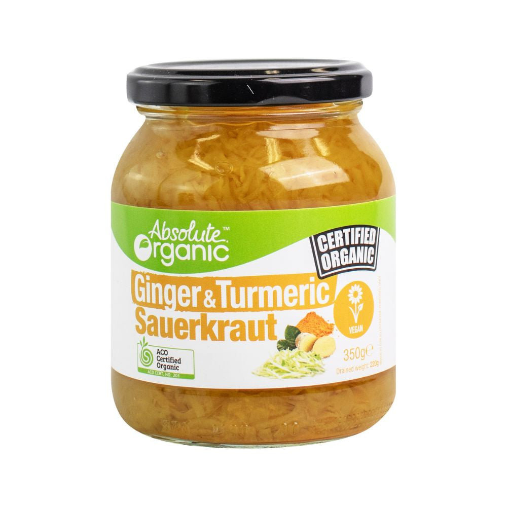 Absolute Organics Organic Ginger & Turmeric Sauerkraut