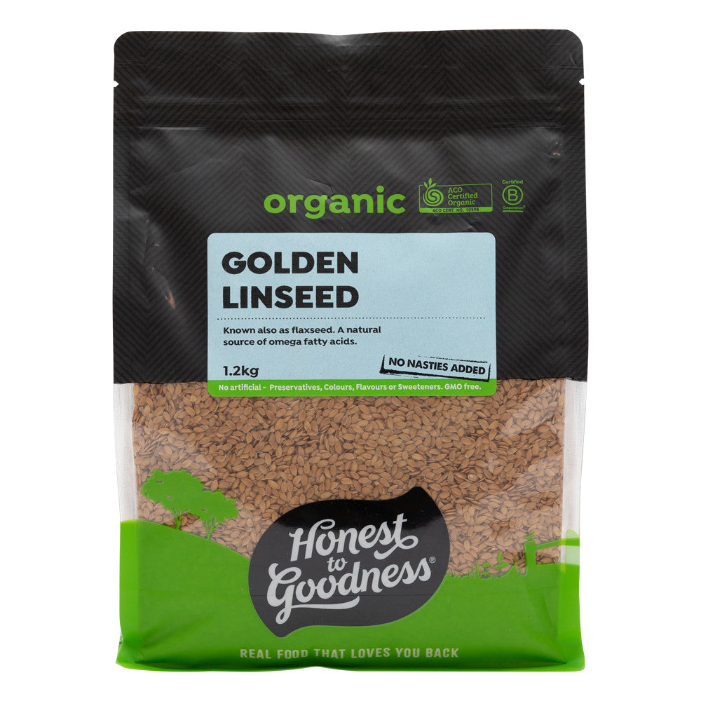 Honest To Goodness Organic Linseeds - Golden