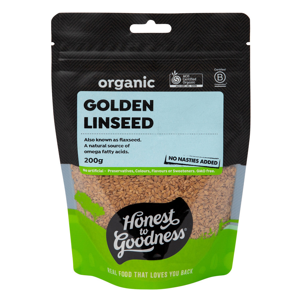 Honest To Goodness Organic Linseeds - Golden