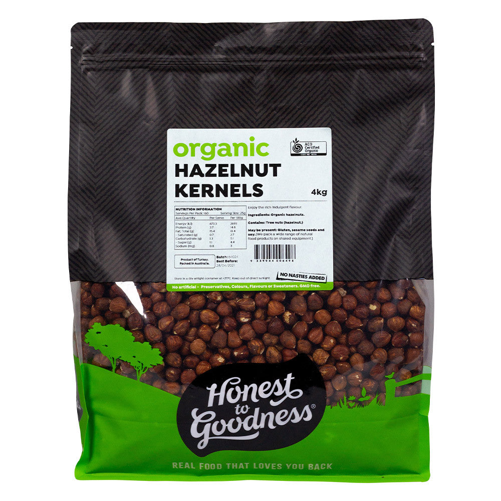 Honest To Goodness Organic Hazelnuts