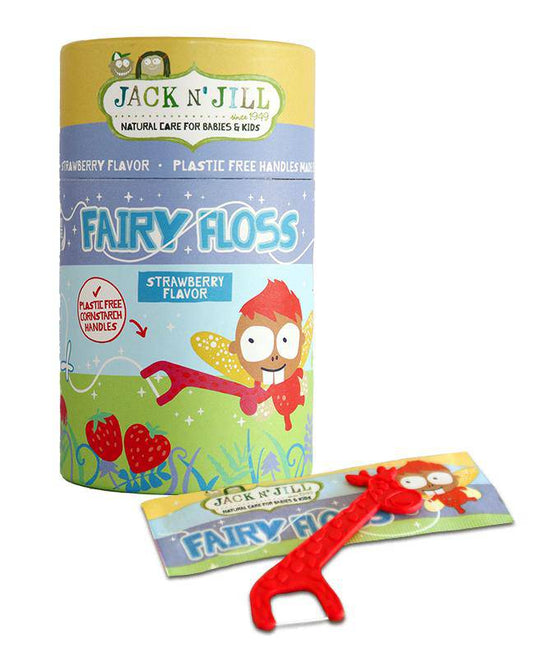 Jack N' Jill Fairy Floss Picks // Strawberry