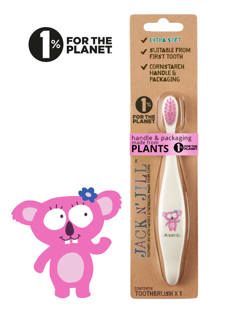 Jack N' Jill Children's Biodegradable Toothbrush // Koala