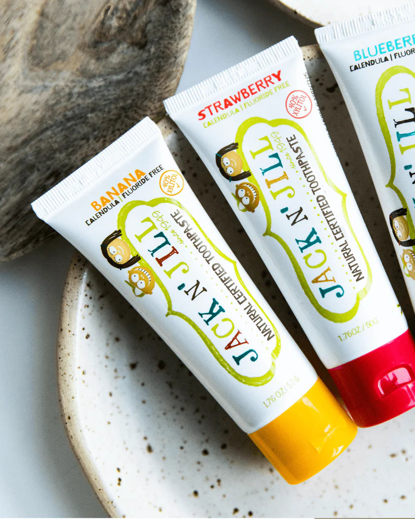 Jack N' Jill Fluoride Free Children Toothpaste // Banana