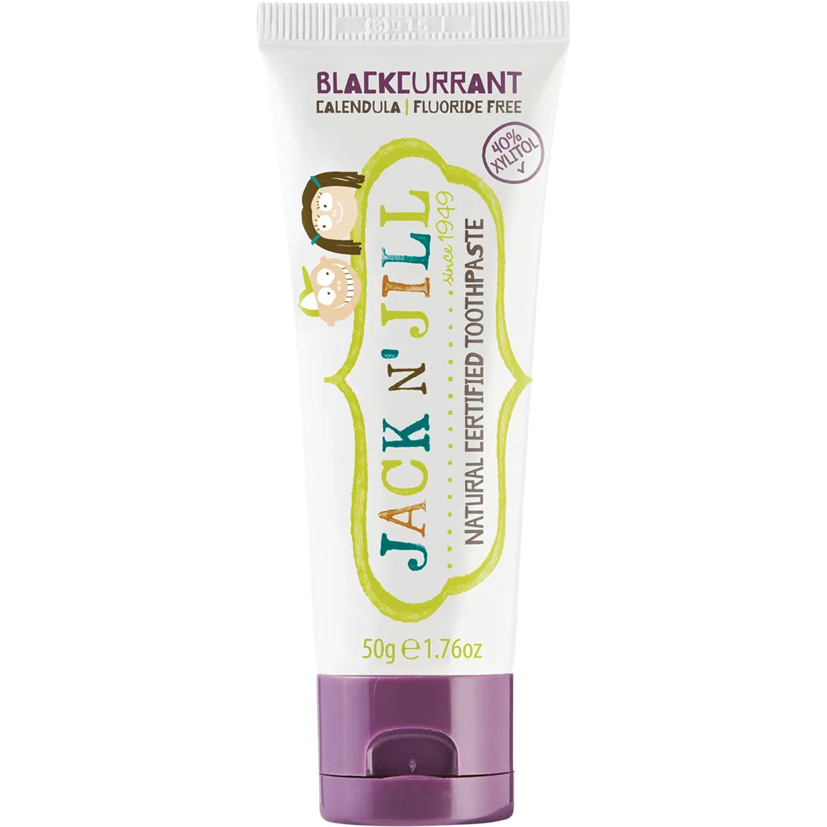 Jack N' Jill Fluoride Free Children Toothpaste // Blackcurrant