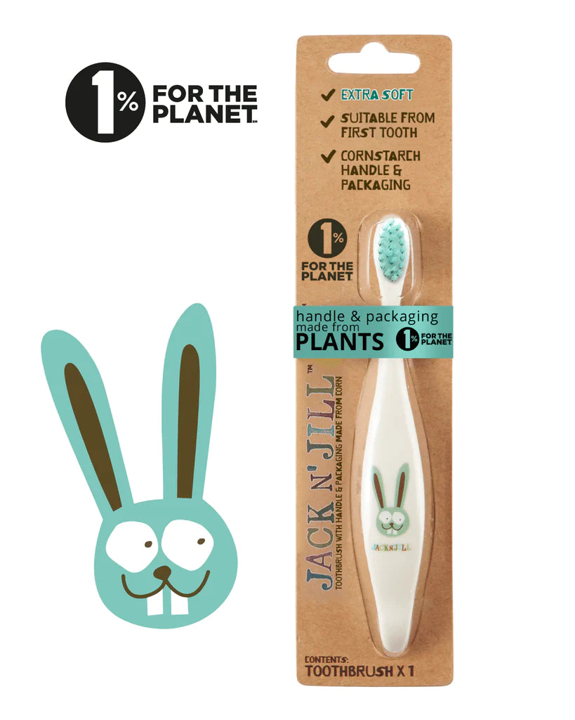 Jack N' Jill Children's Biodegradable Toothbrush // Bunny