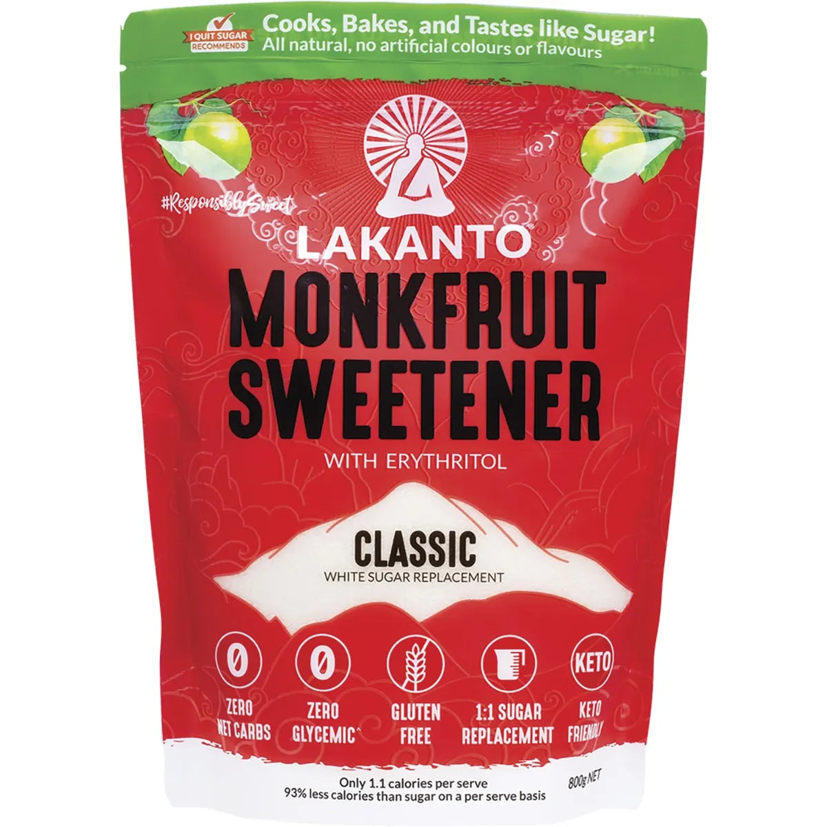 Lakanto Classic Monkfruit Sweetener