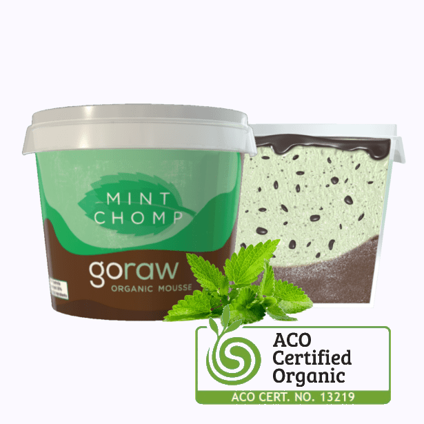 Goraw Organic Mousse Mint Chomp [Mint] Twin Pack