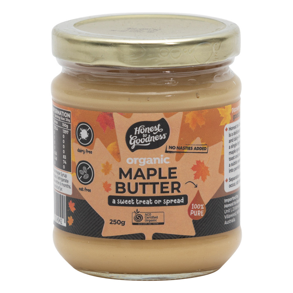 Honest To Goodness Organic Maple Butter