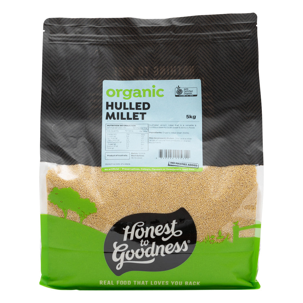 Honest To Goodness Organic Australian Hulled Millet