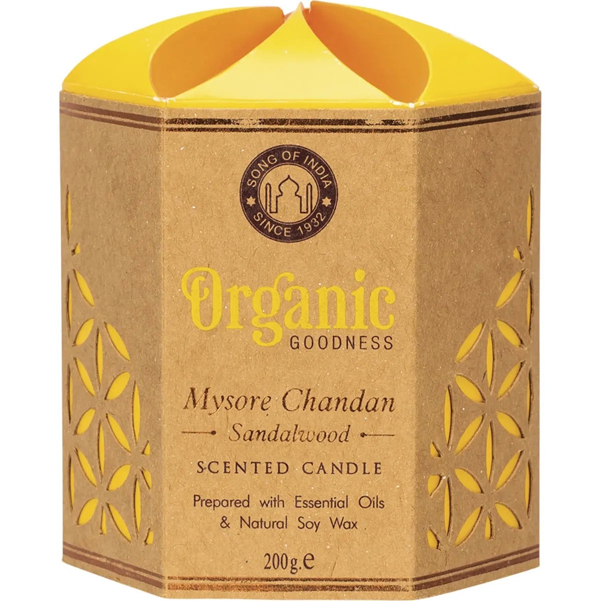 Organic Goodness Natural Soy Wax Candle // Mysore Chandan Sandalwood