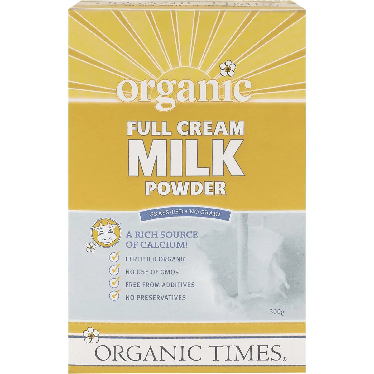 Organic Times Full Cream Milk Powder