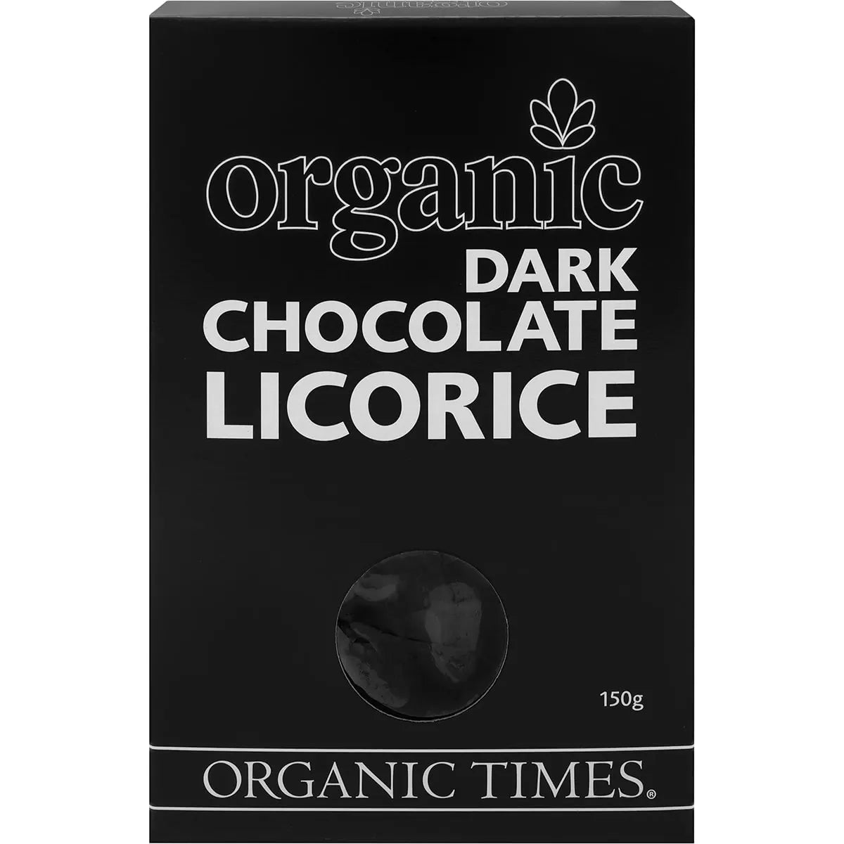 Organic Times Choc Coated Licorice - Dark