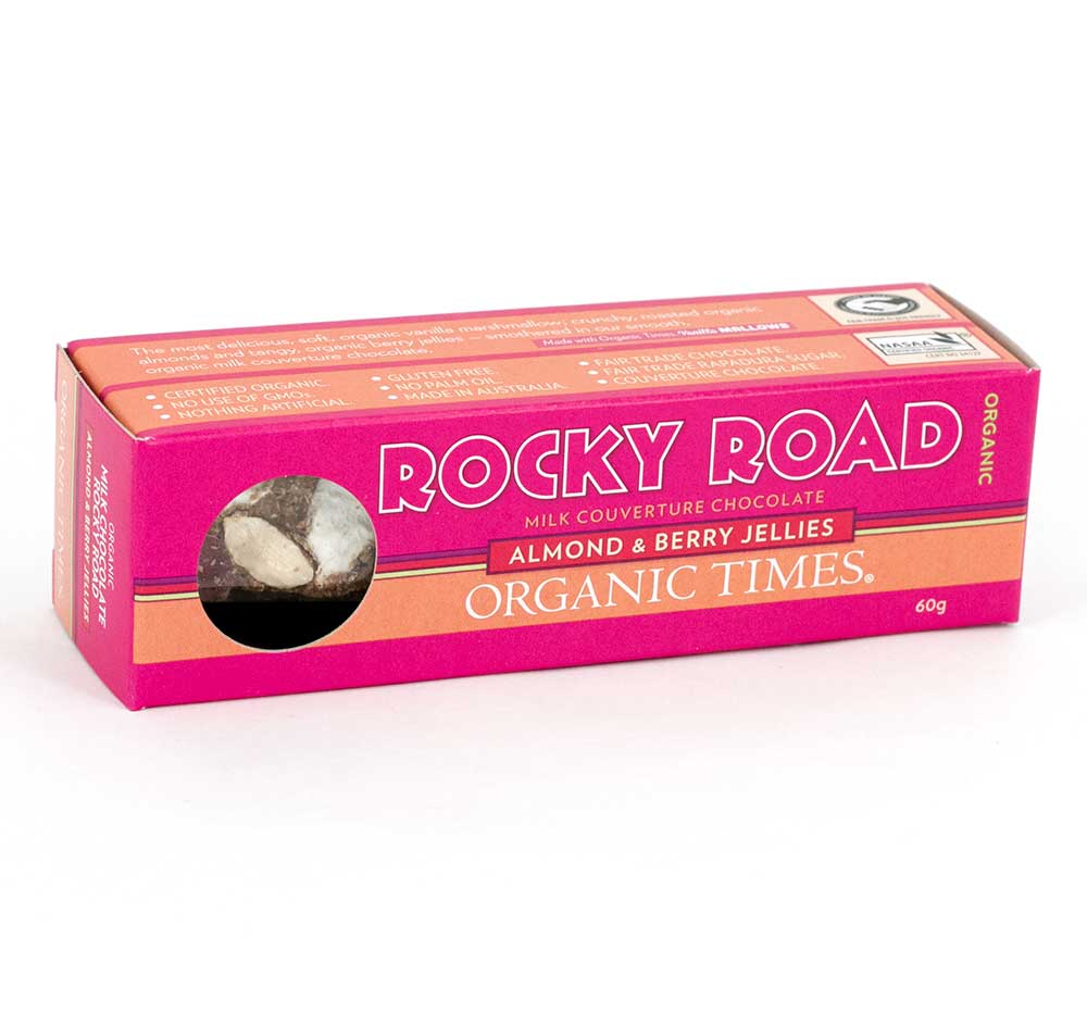 Organic Times Milk Chocolate Rocky Road