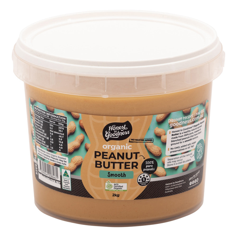 Honest To Goodness Organic Peanut Butter