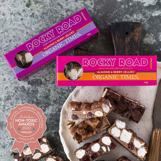 Organic Times Dark Chocolate Rocky Road