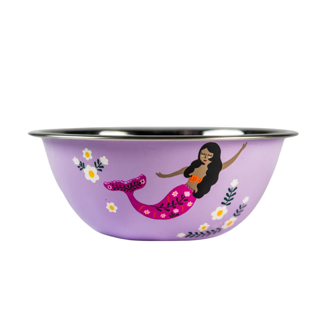 Picnic Folk Mixing Bowl // Mermaid