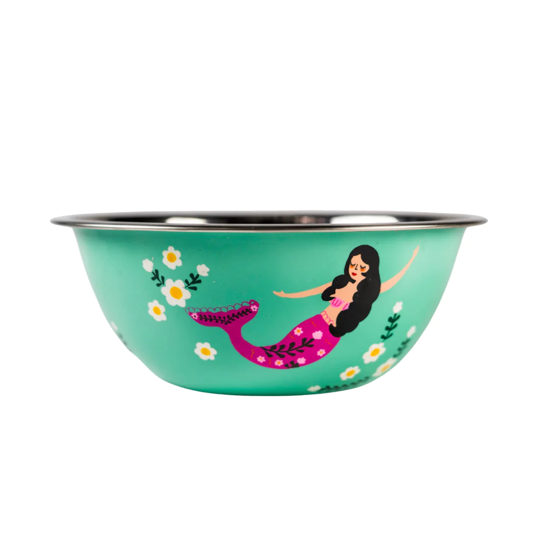 Picnic Folk Mixing Bowl // Mermaid