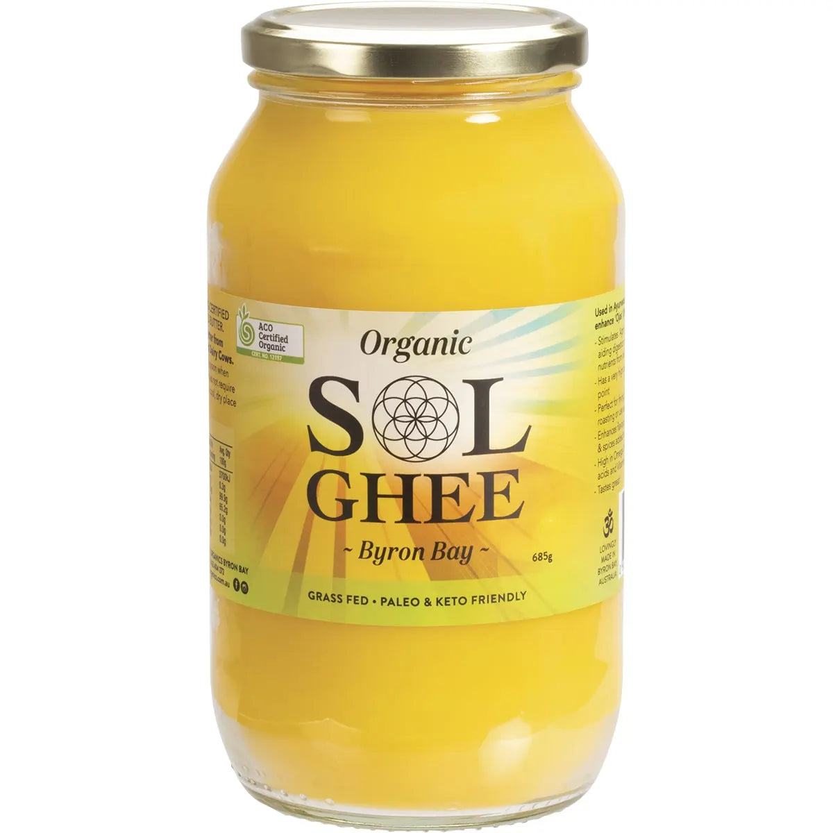 Sol Organics Organic Ghee