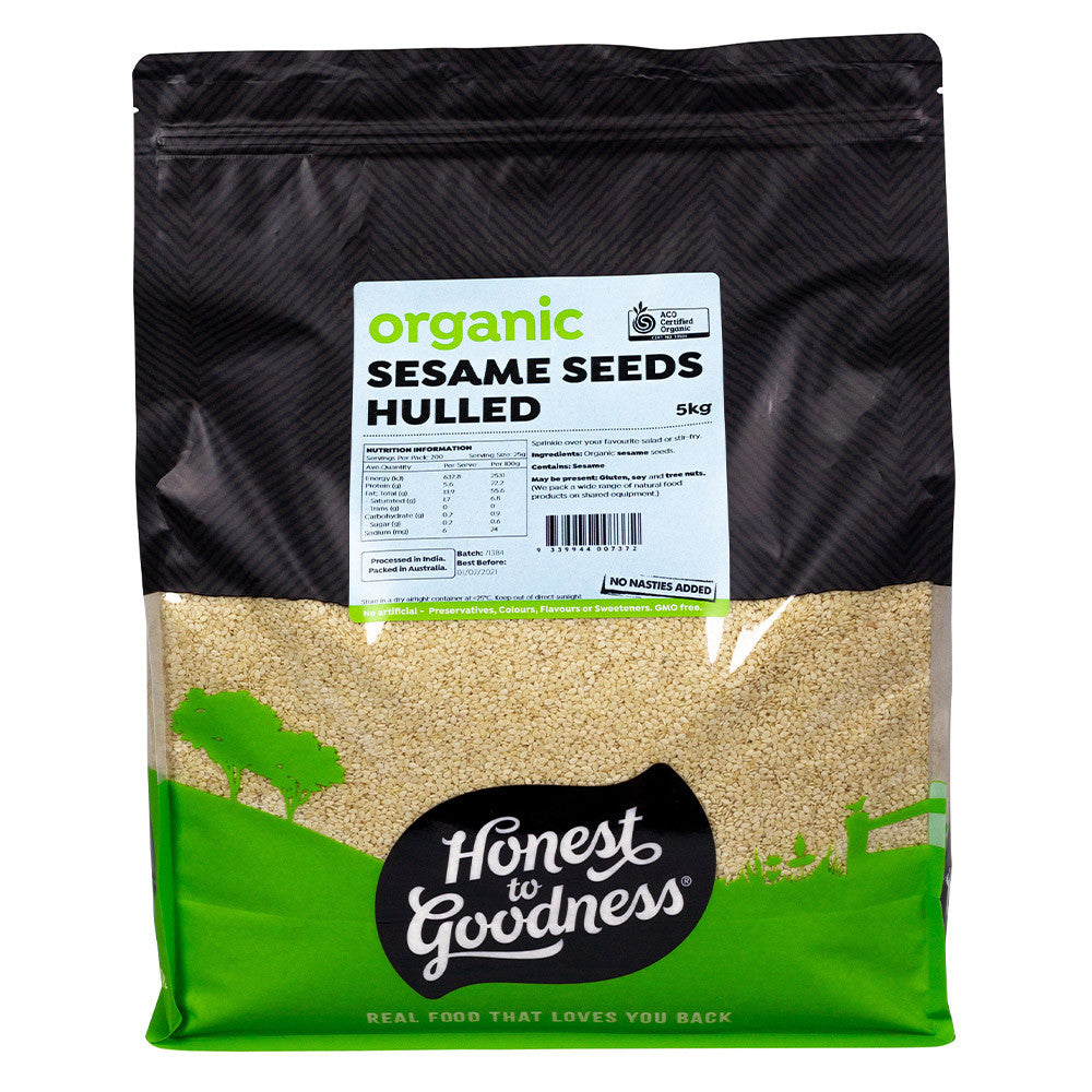 Honest To Goodness Organic Hulled Sesame Seeds