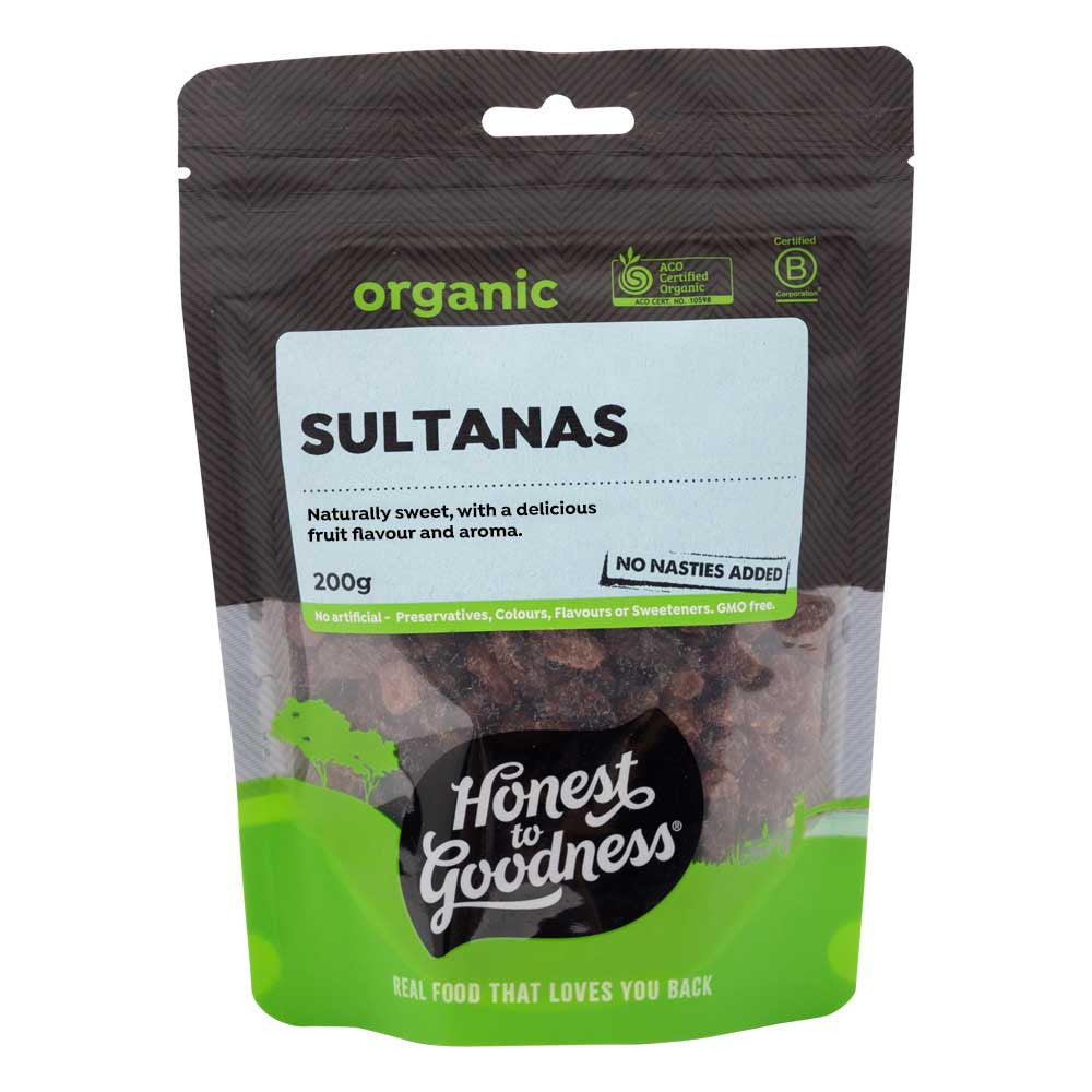 Honest To Goodness Organic Sultanas