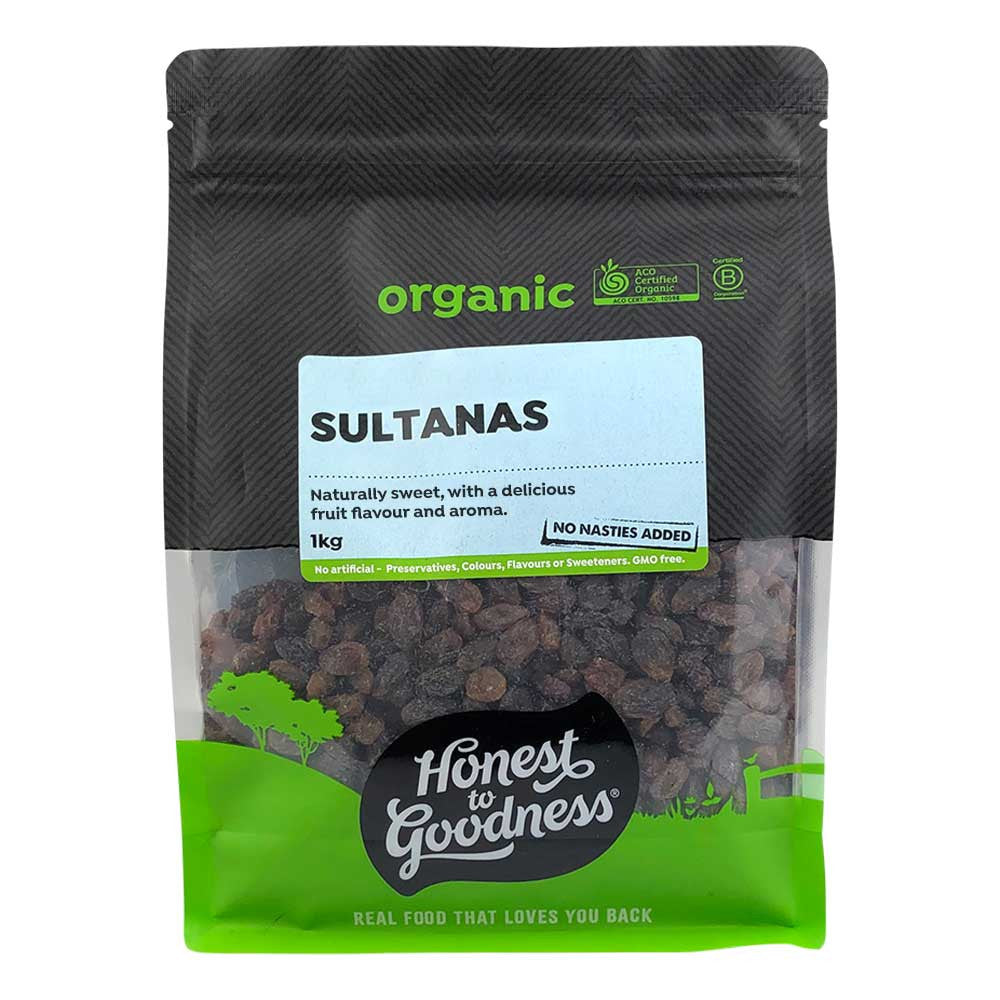 Honest To Goodness Organic Sultanas