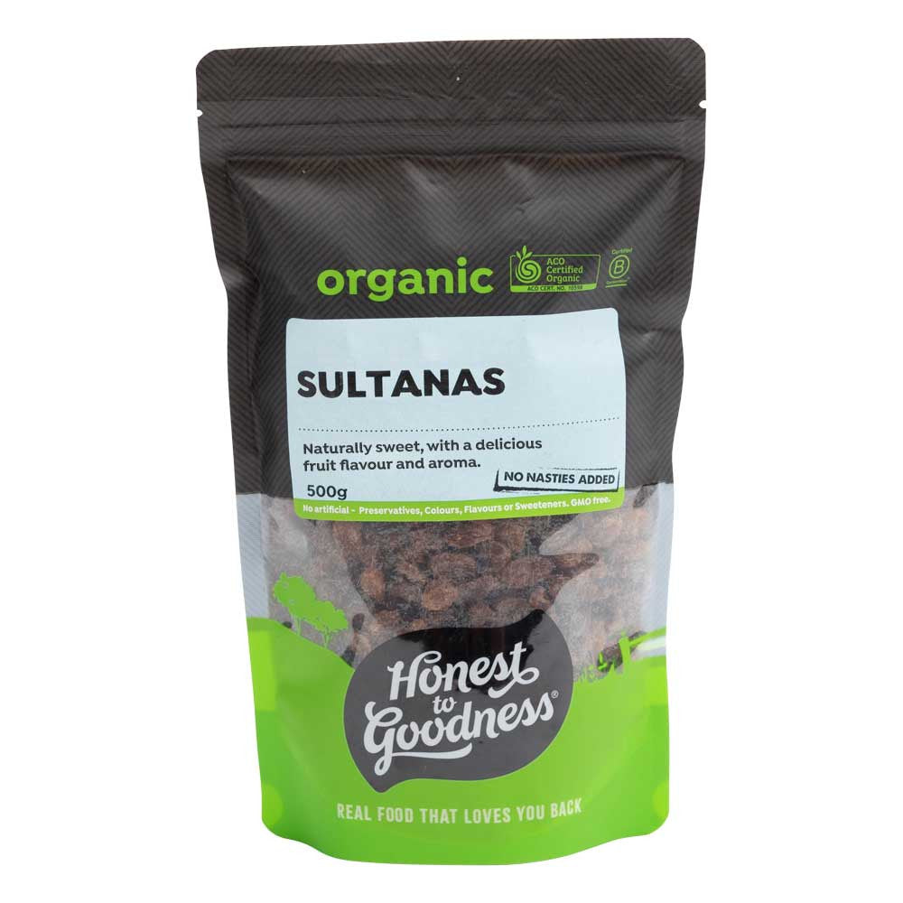 Honest To Goodness Organic Sultanas