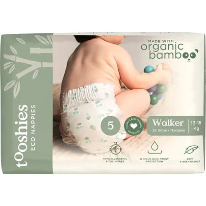 Tooshies Eco Nappies // Size 5 Walker // 13-18kg