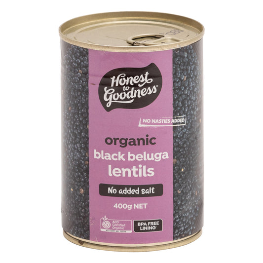 Honest To Goodness Organic Black Beluga Lentils