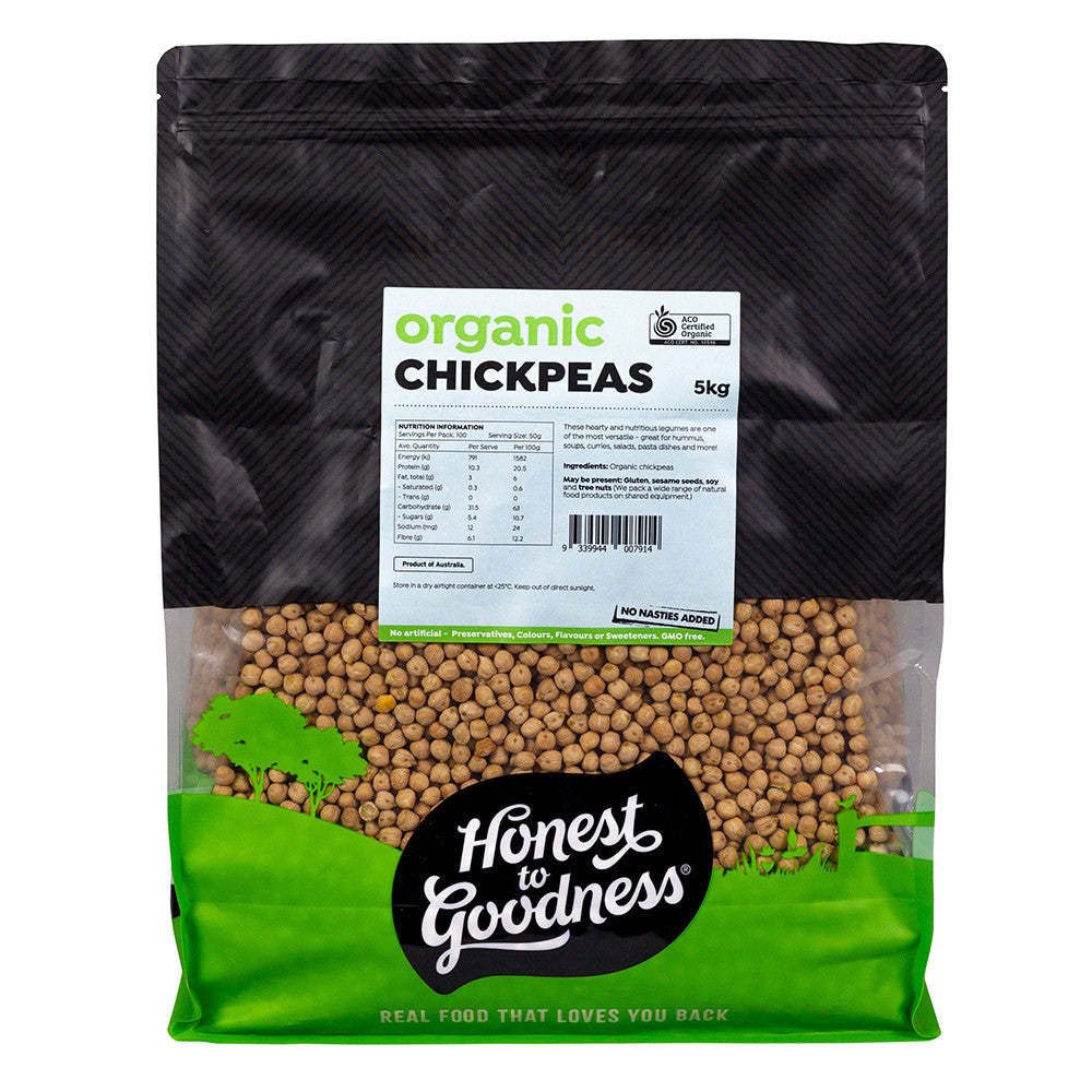 Honest To Goodness Organic Chickpeas