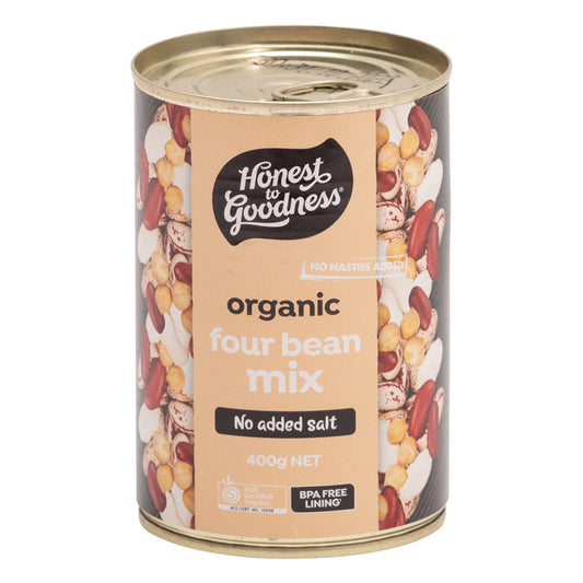 Honest To Goodness Organic Four Bean Mix