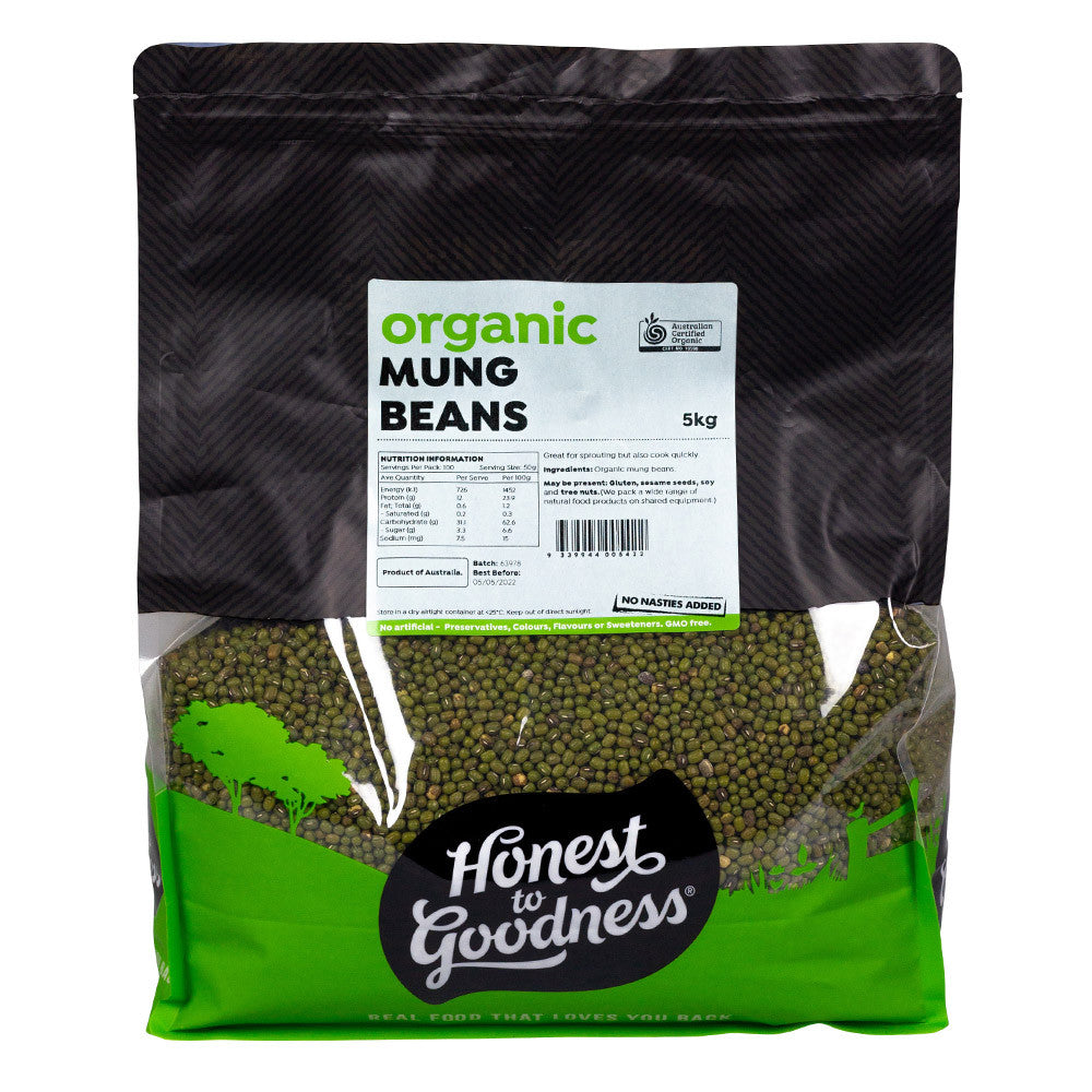 Honest To Goodness Organic Mung Beans