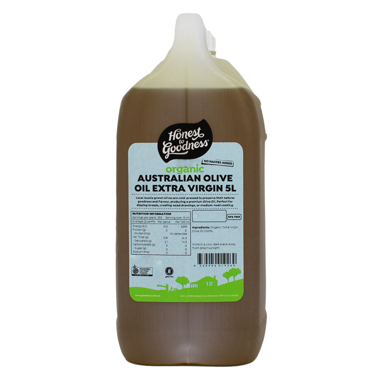 Absolute Organic - Organic Australian Olive Oil - Extra Virgin