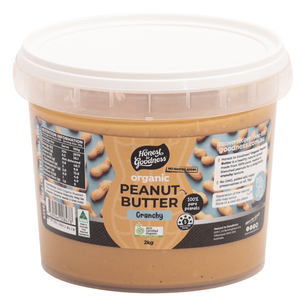 Honest To Goodness Organic Peanut Butter