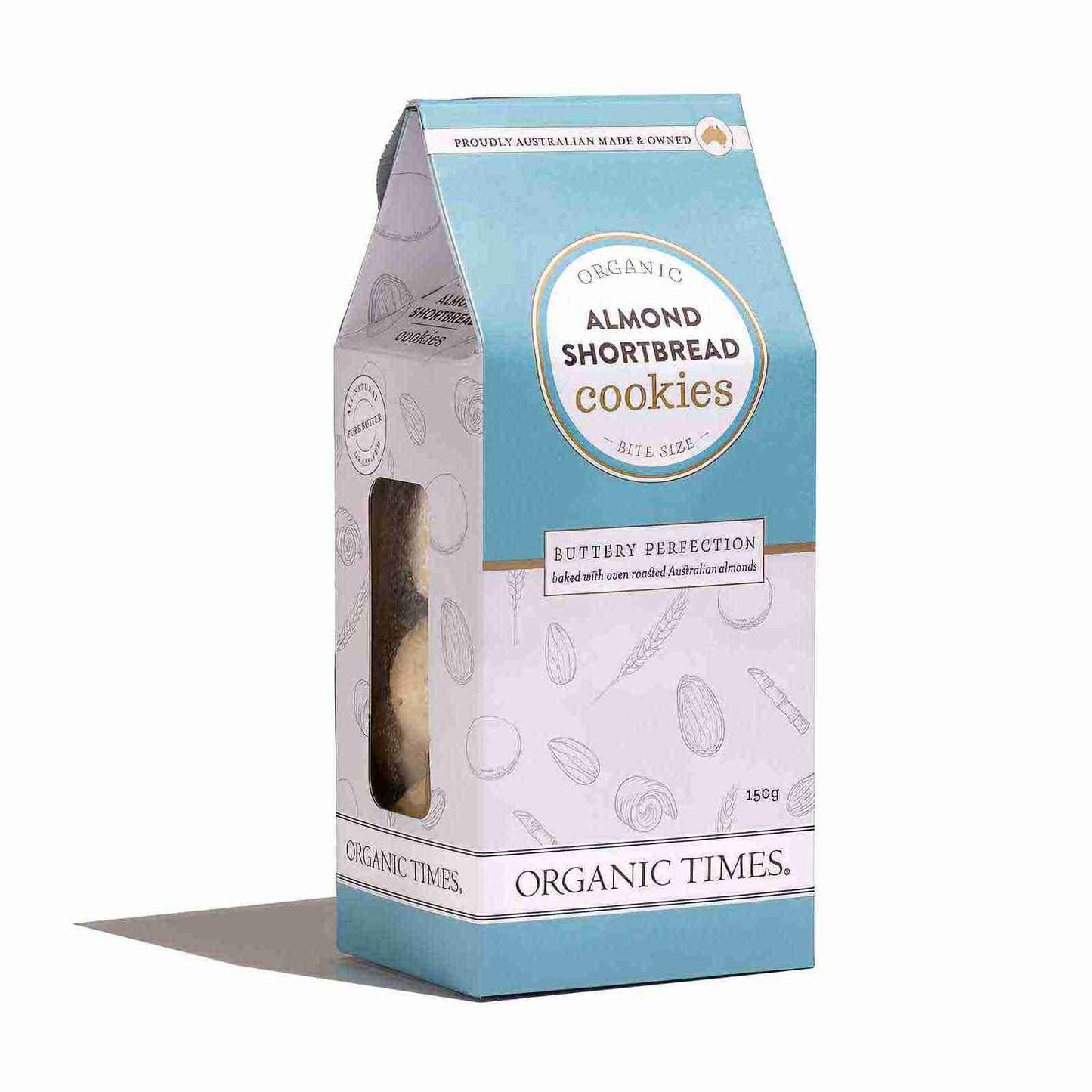 Organic Times Cookies - Almond Shortbread