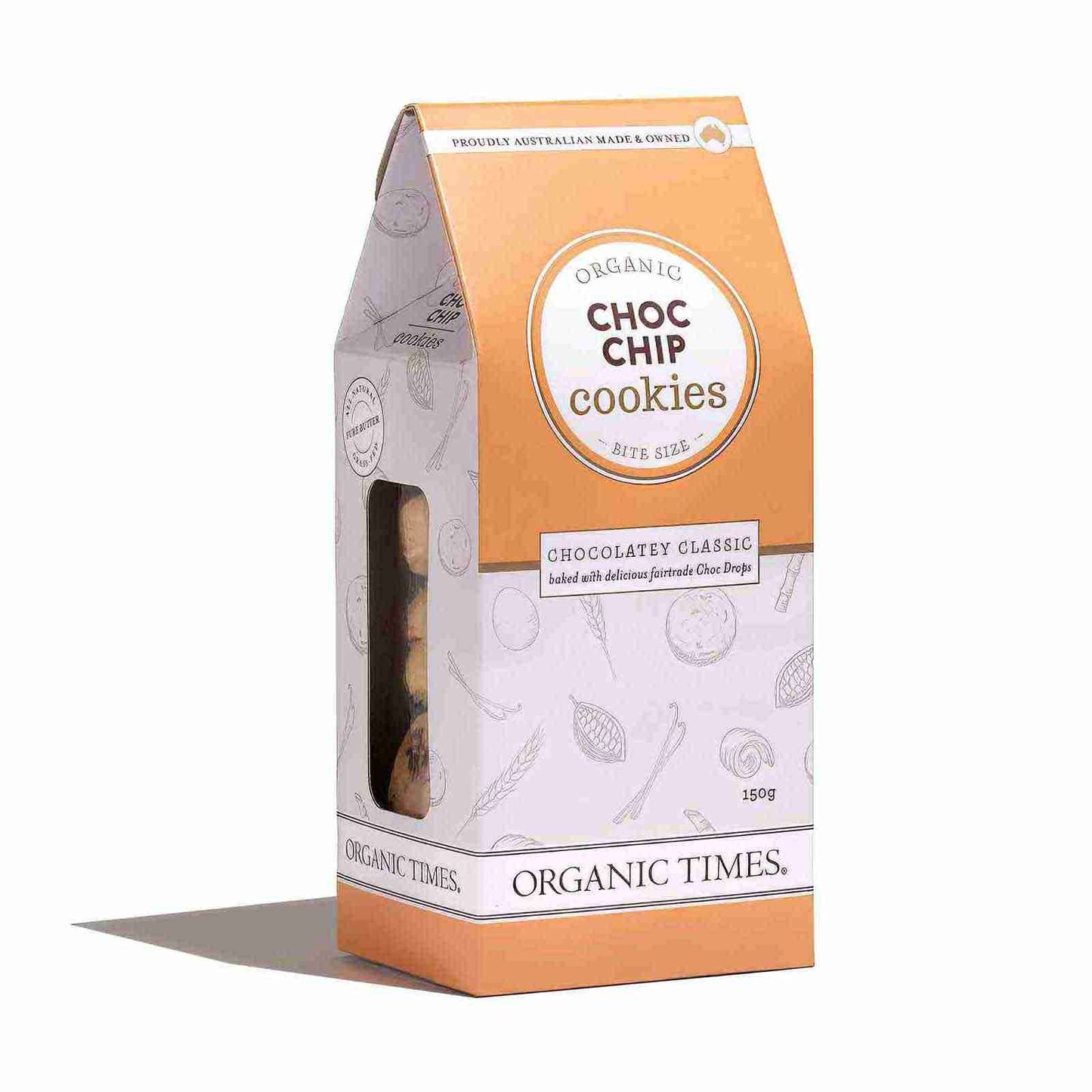 Organic Times Cookies - Choc Chip