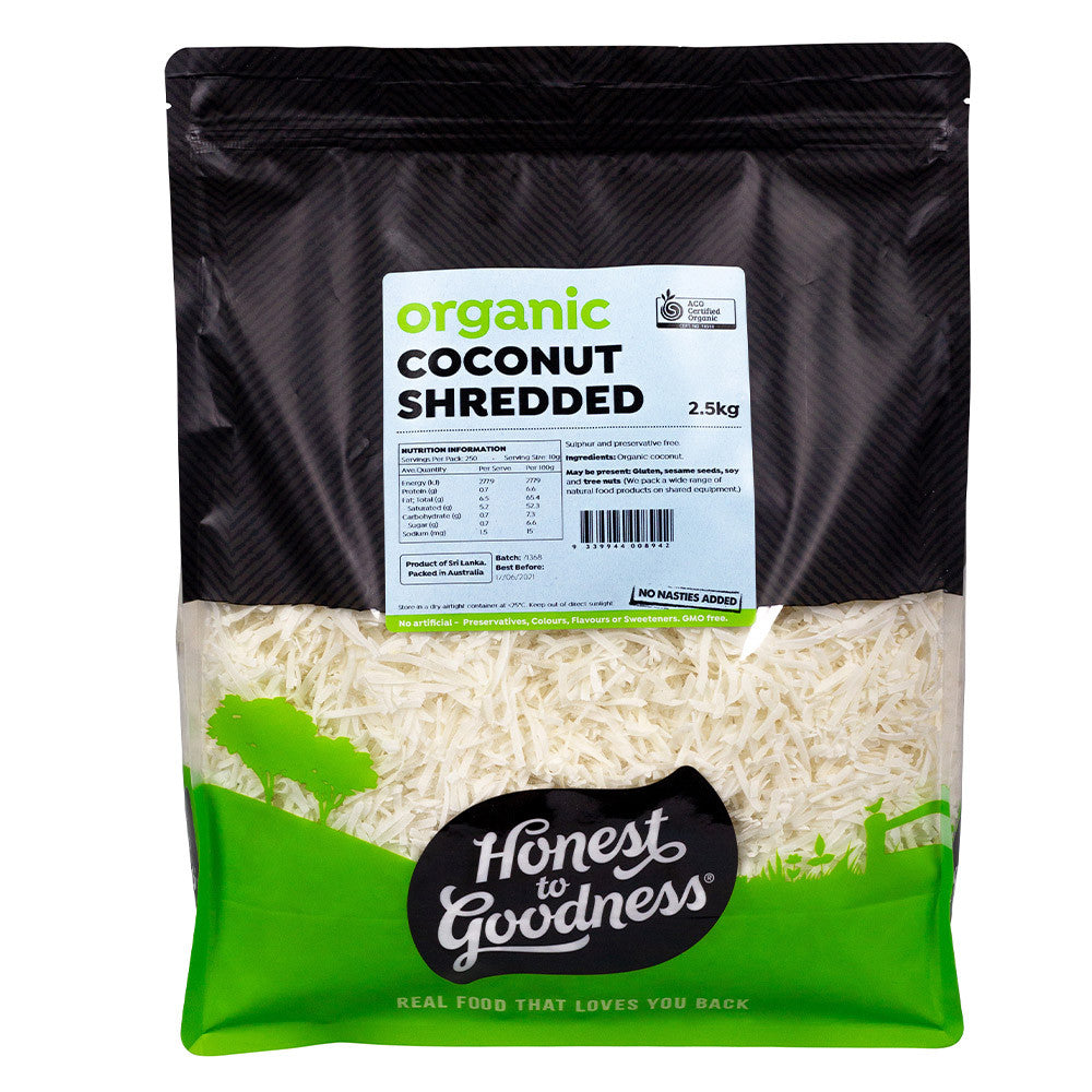 Honest To Goodness Organic Shredded Coconut